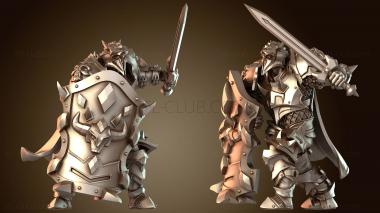 3D модель Всадники Рока Теневой Рыцарь Страж (STL)