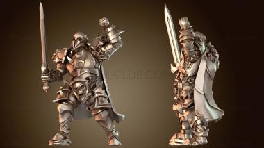 3D модель Всадники Рока Теневой Рыцарь Броненосец (STL)