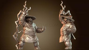 3D модель Восходящее солнце Пантамонк (STL)