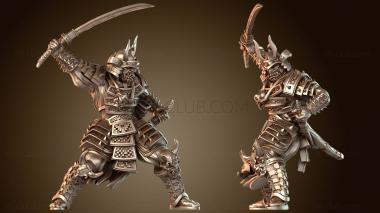 3D модель Самурай Восходящего Солнца (STL)