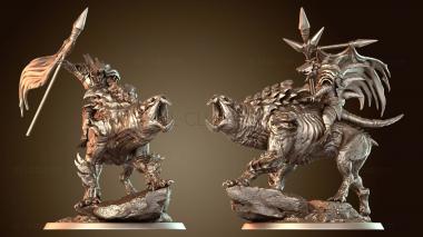 3D модель Ревущий Знаменосный Крысиный Конь (STL)