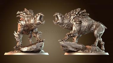 3D модель Ревущая Крыса-Воин, Закалённая в боях (STL)