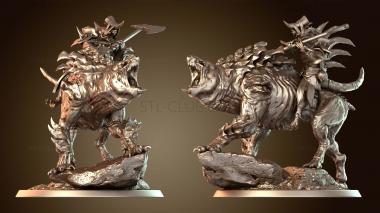 3D модель Ревущий Воин Крыса Одичалый (STL)