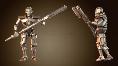 3D модель Роботы-парни Механизированные (STL)