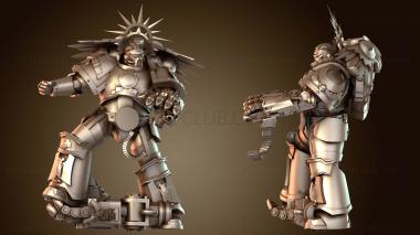 3D модель Робаут Гиллиман Воскрешение Броня Ленточный Подвод (STL)