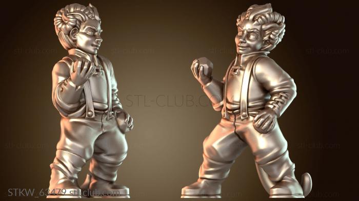 ROCK KID Мальчик-тифлинг