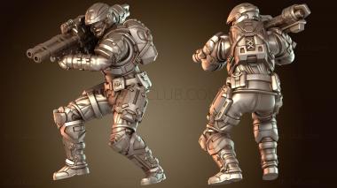 3D модель Ракетный десантник (STL)