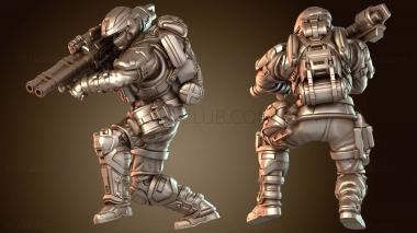 3D модель Ракетный штурмовик Heavy (STL)