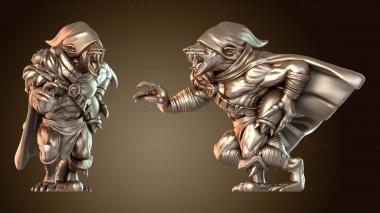 3D модель Грызуны Крысочеловек Палач (STL)