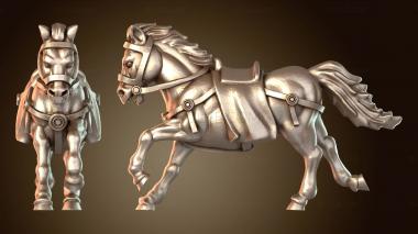 3D модель РИМСКИЙ КОНЬ Боевой конь (STL)