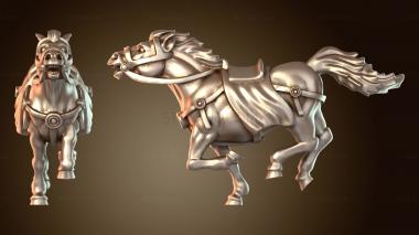 3D модель РИМСКАЯ КОНЬ Рыцарский всадник (STL)