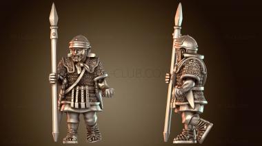 3D модель РИМСКИЙ КОПЕЙНЫЙ Офицер (STL)