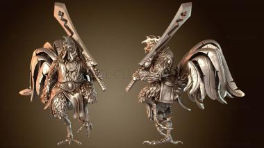 3D модель Петух-воин (STL)