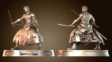3D модель Ророноа Зоро (STL)
