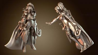 3D модель Роза Белый Маг с Чокобо (STL)