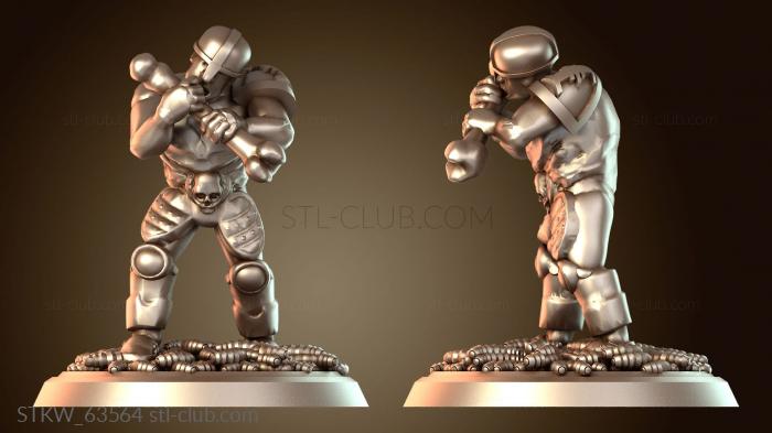 Рот Личинка Зомби Бронированный