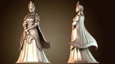 3D модель Королевский двор Королева Величественный (STL)