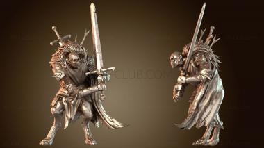 3D модель Королевские ужасы Упыри Лордсмены (STL)