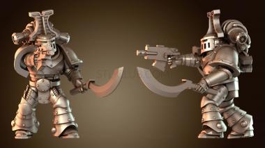 3D модель Рубрика Пистолет Powersword Авангард (STL)