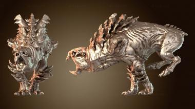 3D модель Беги, Воин Крыса, Дикий (STL)