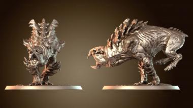 3D модель Беги, Воин, Крыса, Дикий, Дикий (STL)