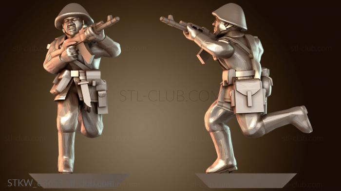 Military Бегущий боец