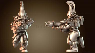 3D модель Бегущая женщина энергичная (STL)