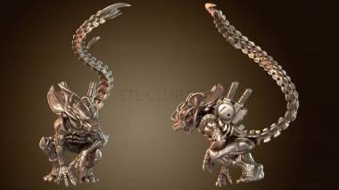 3D модель Солдат Хадсон Вонг, вооруженный ксено-воин выводка A (STL)