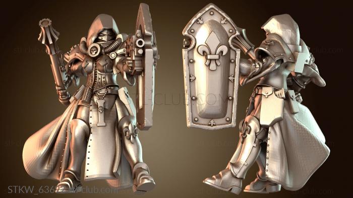 Military Священники с булавами, шлем, булава, броненосец