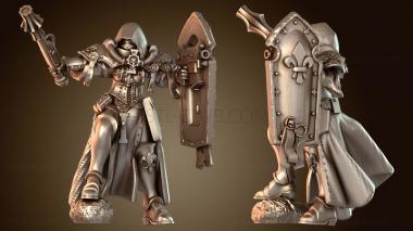 3D модель Священники с булавами Шлем Булава Непреклонный (STL)