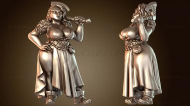 3D модель Сага Альфхильда Северянка Пинап (STL)