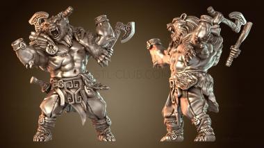 3D модель Saga II Гильдия Берсерк Гнев Борода Топор Верный (STL)