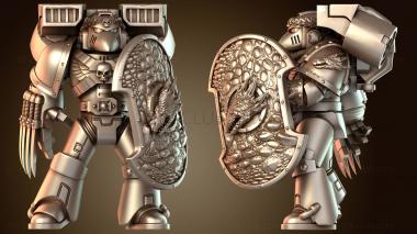 3D модель Саламандры Штурмовые Морпехи Пирсинг (STL)