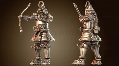 3D модель Самурай-лучник (STL)