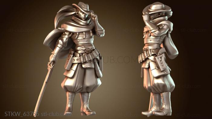 Military Самурай Ковбой Непобедимый