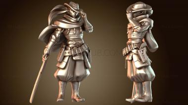 3D модель Самурай Ковбой Непобедимый (STL)