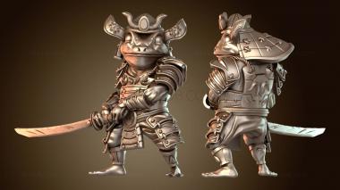 3D модель Отважный самурай (STL)