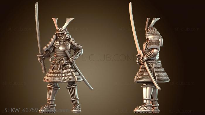 Military Самурай-знаменосец