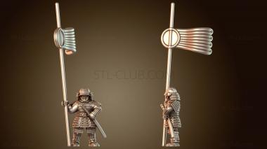 3D модель Стойкий самурайский стиль ведения войны (STL)