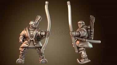 3D модель Самурай, искусный в военном деле (STL)