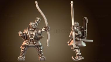 3D модель Самурайский боевой верный (STL)