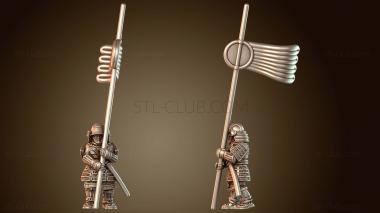 3D модель Ветеран самурайского боя (STL)