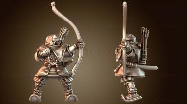 3D модель Стойкий самурайский стиль войны (STL)