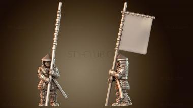 3D модель Самурайский страж войны (STL)