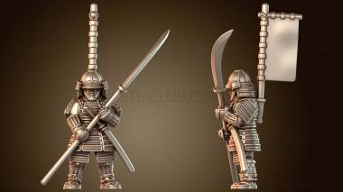 3D модель Самурайская война Непобедимая (STL)