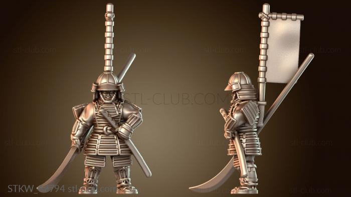 Military Бдительный самурайский военный