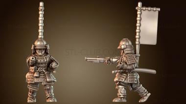 3D модель Самурай Храбрый Воин (STL)