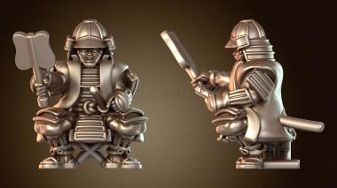 3D модель Доблестный самурай (STL)