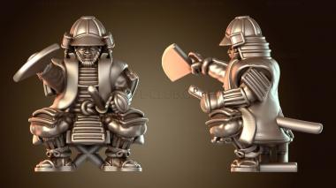 3D модель Самурайское воинское искусство: мужество (STL)