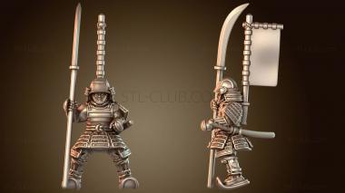 3D модель Самурайская война B (STL)